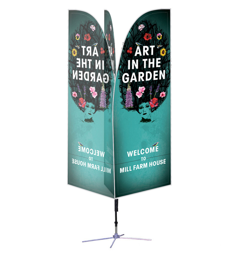 Art in the Garden Flags designed by Bussroot