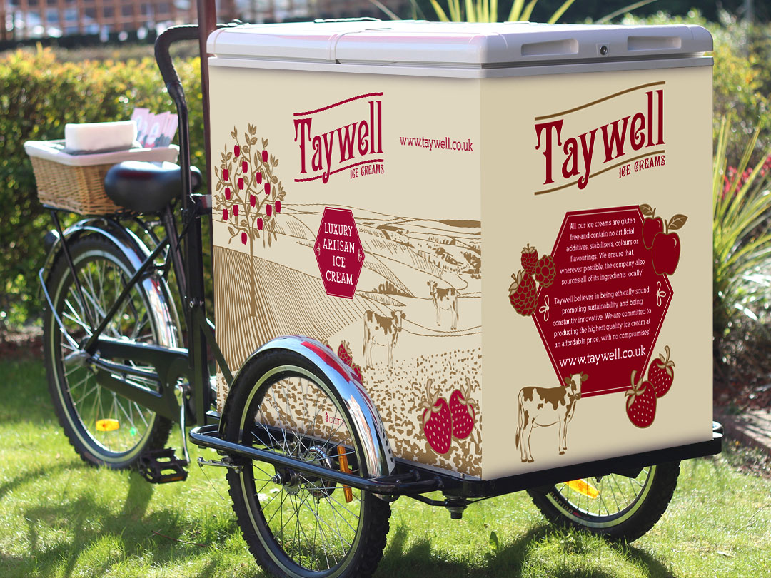 Taywell Ice Cream Bicycle design by Bussroot